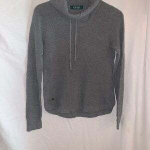 Ralph Lauren Gray Cowl Neck Sweater